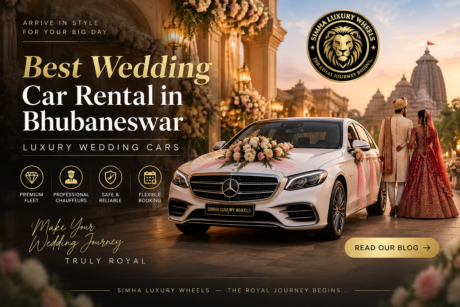 Best Wedding Car Rental in Bhubaneswar | Luxury Wedding Cars