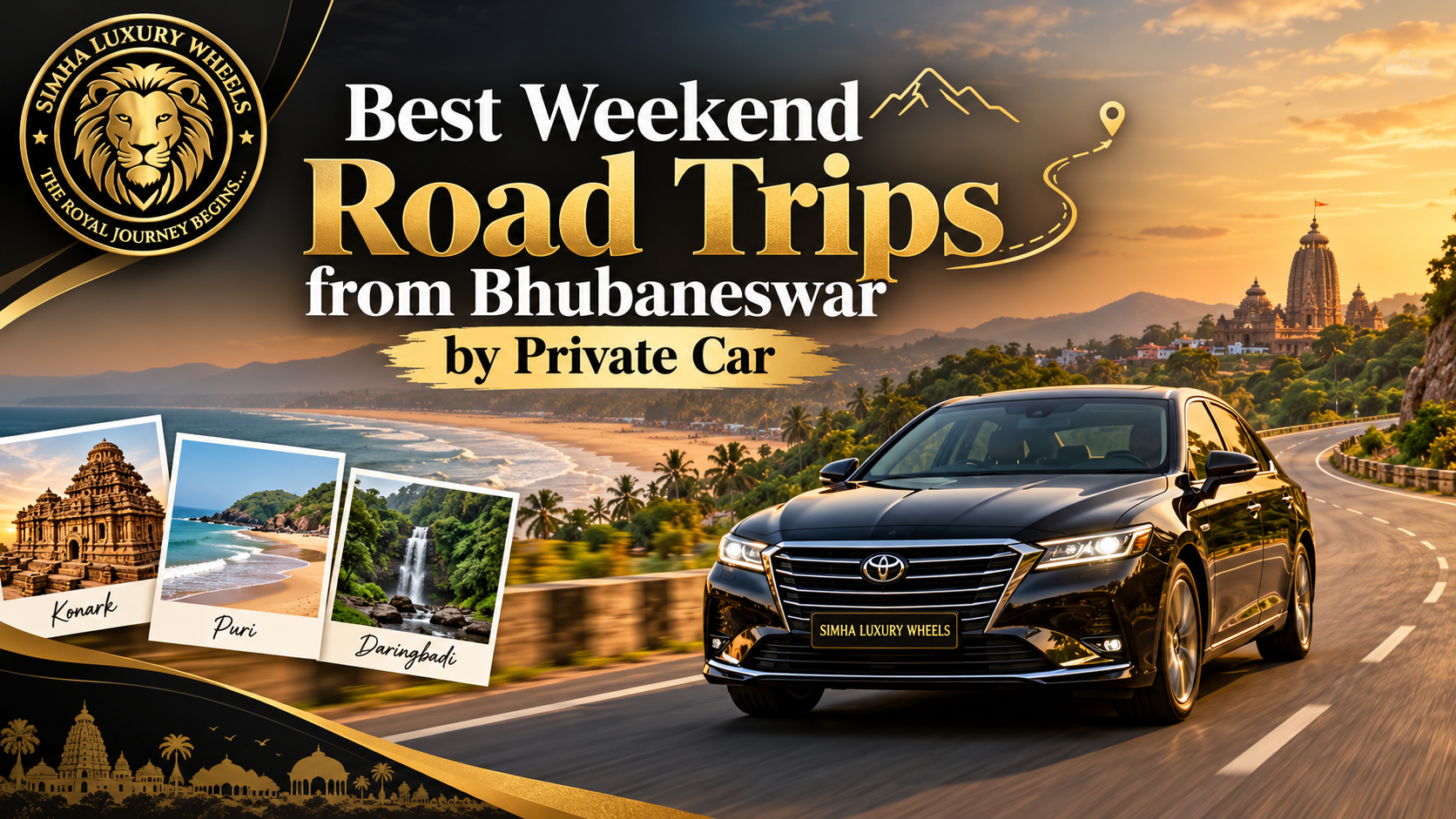 Best Weekend Road Trips from Bhubaneswar by Private Car